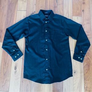 CHAPS Black Button Down Shirt Youth Size 18